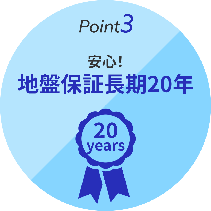 画像：地盤保証長期20年